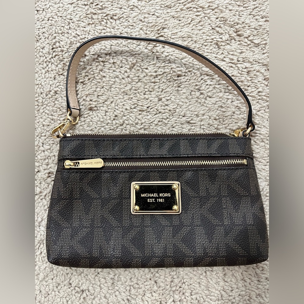 Michael Kora Signature Logo Small Handbag